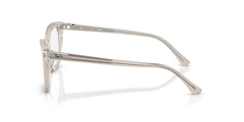 Ray-Ban RX5433 in Photo Waves Grey - Alternate View