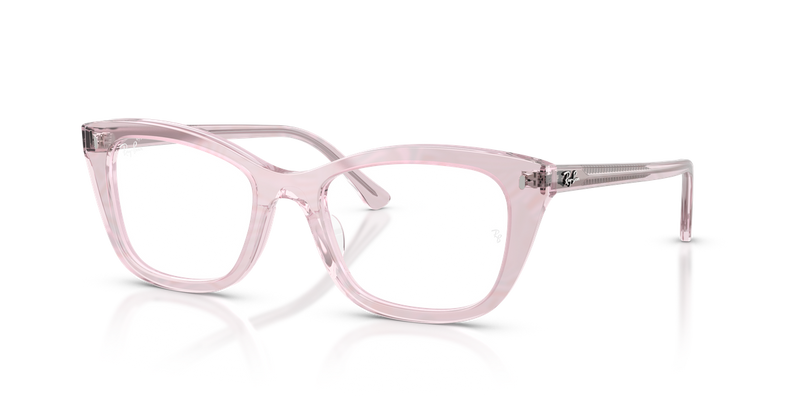 Ray-Ban RX5433 in Photo Waves Purple - Alternate View