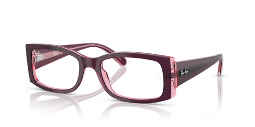 Violet On Transparent Pink / Clear (8364)