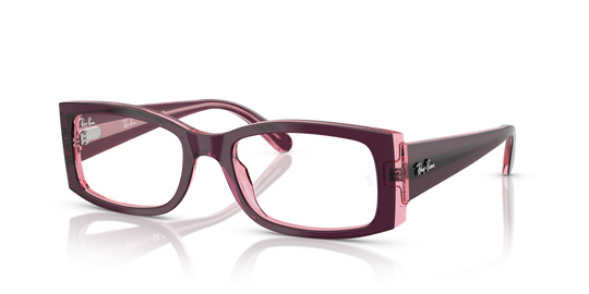 Ray-Ban MIRIAM - Violet On Transparent Pink / Clear (8364)