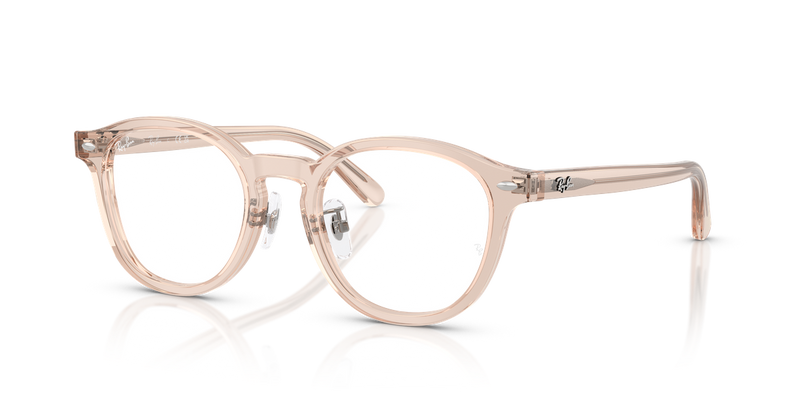Ray-Ban RX5443D in Transparent Light Brown - Alternate View