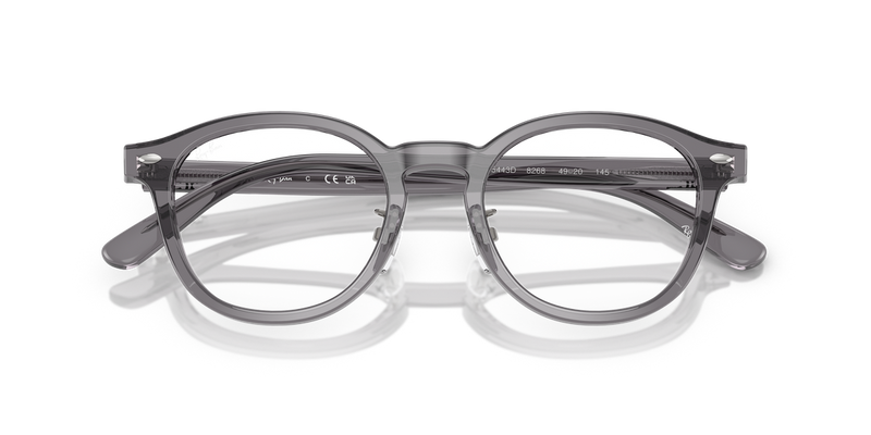 Ray-Ban RX5443D in Transparent Grey - Alternate View