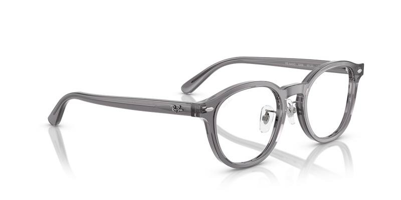Ray-Ban RX5443D in Transparent Grey - Alternate View