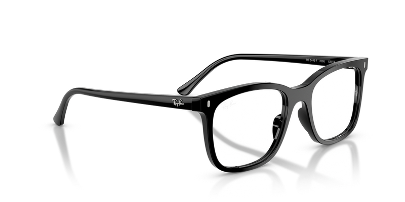 Ray-Ban RX5446F in Black / Clear (2000) - Alternate View
