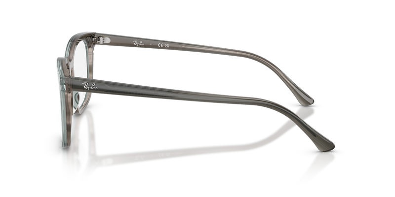 Ray-Ban RX5446 in Striped Grey / Clear (8453) - Alternate View