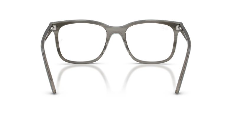 Ray-Ban RX5446 in Striped Grey / Clear (8453) - Alternate View