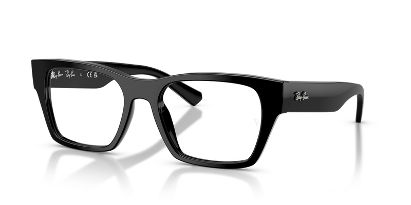 Ray-Ban RX5448 in Black / Clear (2000) - Front View