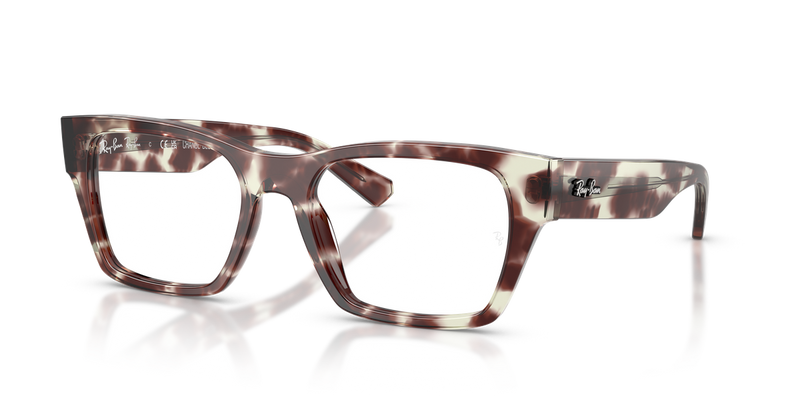 Ray-Ban RX5448 in Havana Blue / Clear (8458) - Alternate View