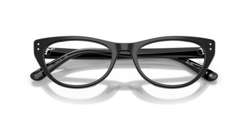 Ray-Ban RX5449D in Black / Clear (2000) - Alternate View