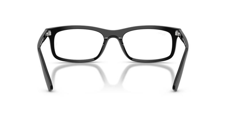 Ray-Ban RX5450F in Black / Clear (2000) - Temple Detail