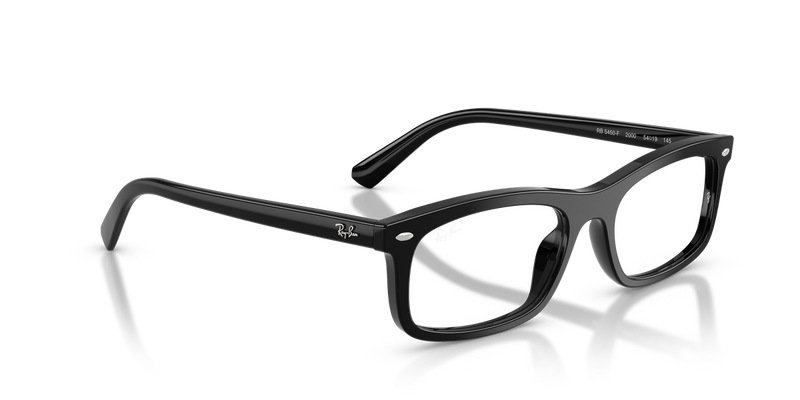 Ray-Ban RX5450F in Black / Clear (2000) - Alternate View