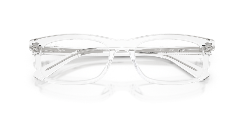 Ray-Ban RX5450F in Transparent / Clear (2001) - Alternate View