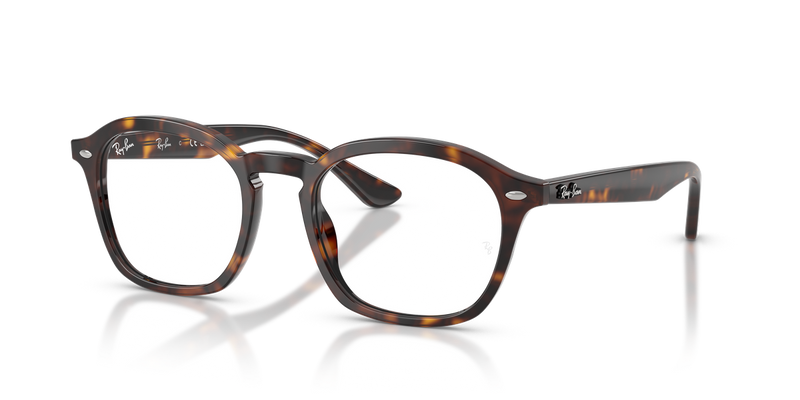 Ray-Ban RX5451F in Havana / Clear (2012) - Alternate View