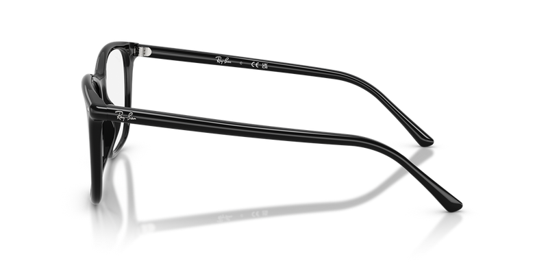 Ray-Ban RX5455F in Black - Back View