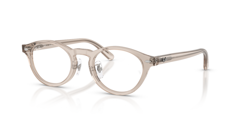 Ray-Ban RX5457D in Transparent Light Brown - Alternate View
