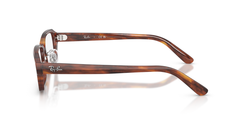 Ray-Ban RX5458D in Striped Havana - Alternate View