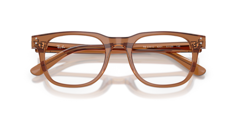 Ray-Ban RX5461D in Transparent Brown - Alternate View