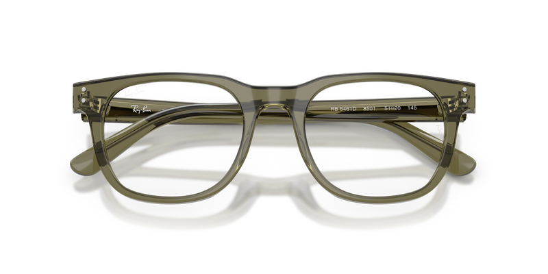 Ray-Ban RX5461D in Transparent Green - Alternate View