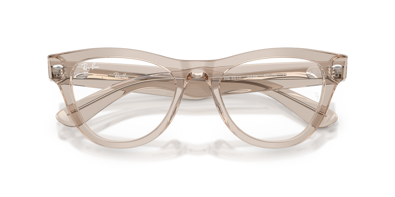Ray-Ban RX5510 in Transparent Light Brown - Alternate View