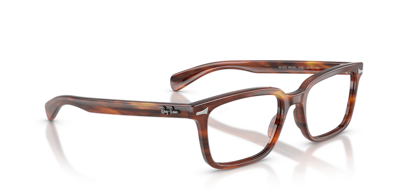 Ray-Ban BRUNEL in Striped Havana - Alternate View