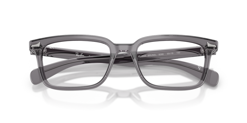 Ray-Ban BRUNEL in Transparent Grey - Alternate View