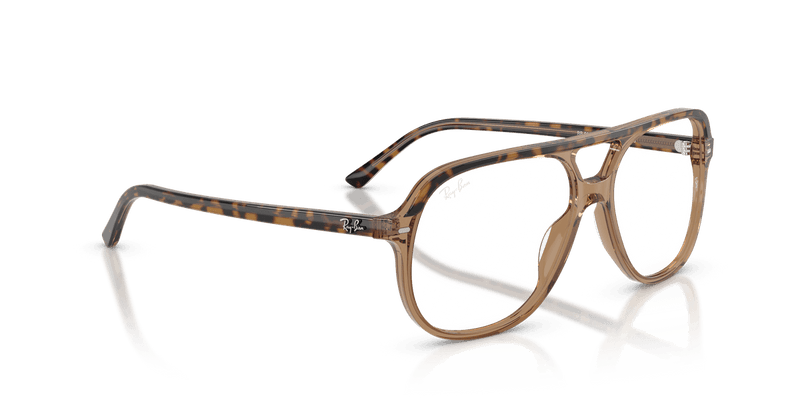 Ray-Ban RX5698 in Havana & Brown / Clear (8109) - Alternate View