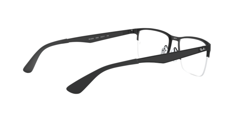 Ray-Ban RX6335 in Black - Temple Detail