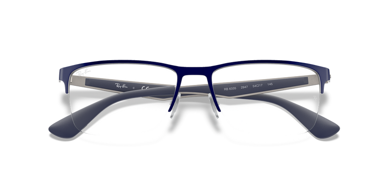 Ray-Ban RX6335 in Blue On Gunmetal - Alternate View
