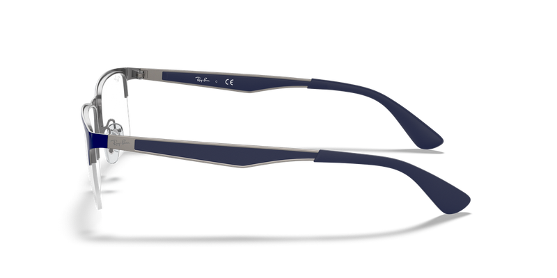 Ray-Ban RX6335 in Blue On Gunmetal - Alternate View