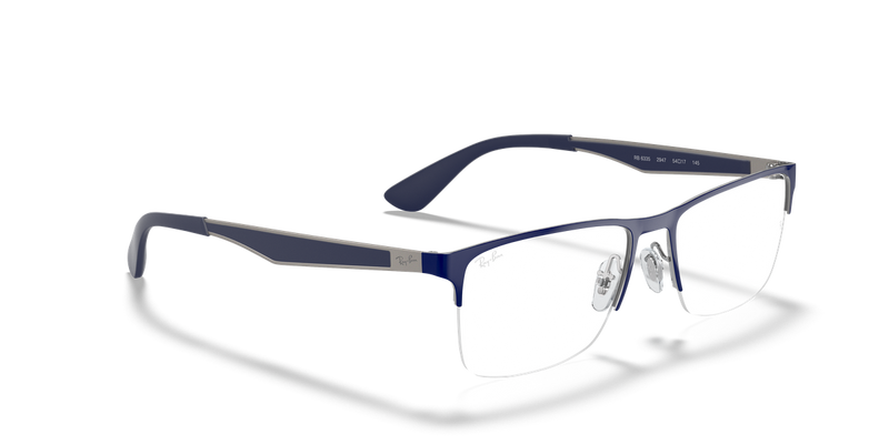 Ray-Ban RX6335 in Blue On Gunmetal - Alternate View