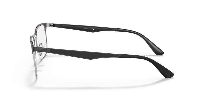 Ray-Ban RX6363 in Black On Silver - Alternate View