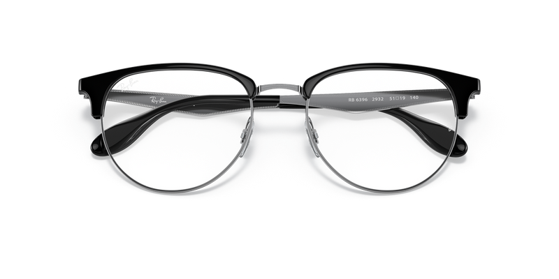 Ray-Ban RX6396 in Silver / Clear (2932) - Side View