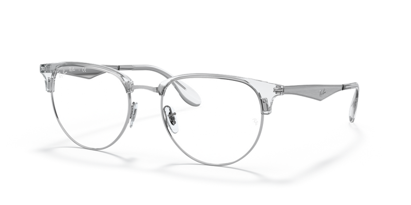 Ray-Ban RX6396 in Silver / Clear (2936) - Alternate View