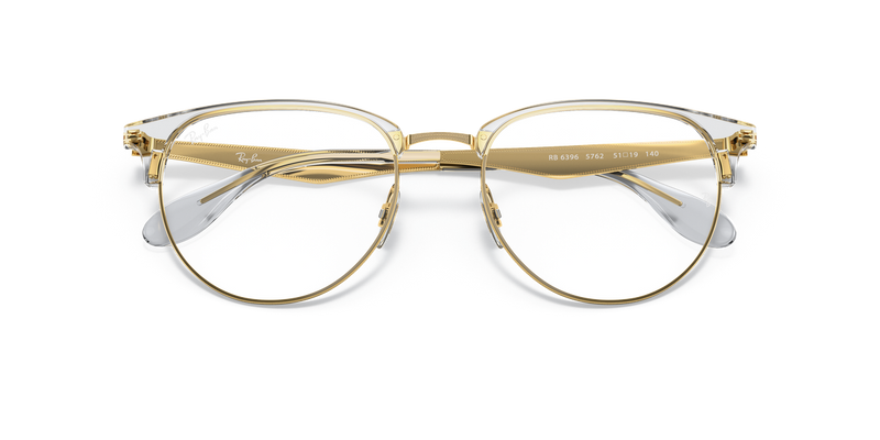 Ray-Ban RX6396 in Arista Gold / Clear (5762) - Alternate View