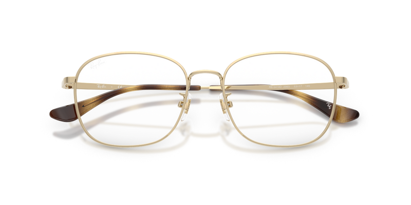 Ray-Ban RX6418D in Pale Gold - Side View