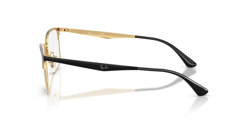 Ray-Ban RX6421 in Black & Gold - Alternate View