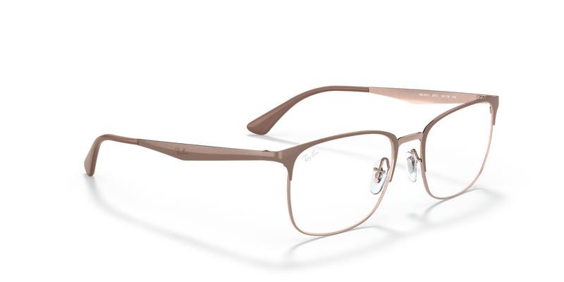 Ray-Ban RX6421 in Beige On Copper - Alternate View