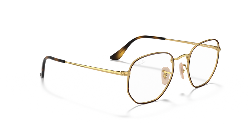 Ray-Ban RX6448 in Havana On Gold - Alternate View