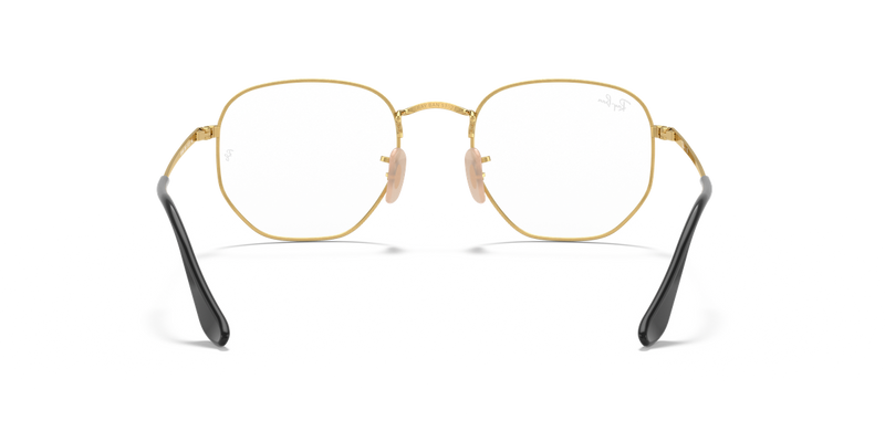 Ray-Ban RX6448 in Black On Gold - Alternate View