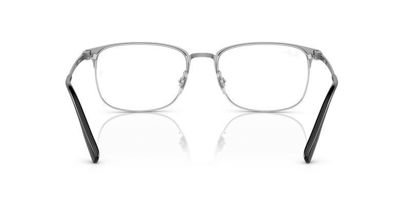 Ray-Ban RX6494 in Black On Silver - Temple Detail