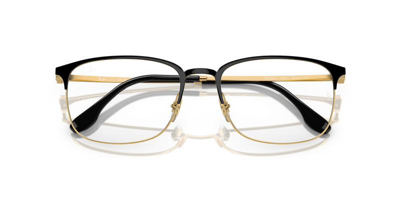 Ray-Ban RX6494 in Black On Gold - Alternate View