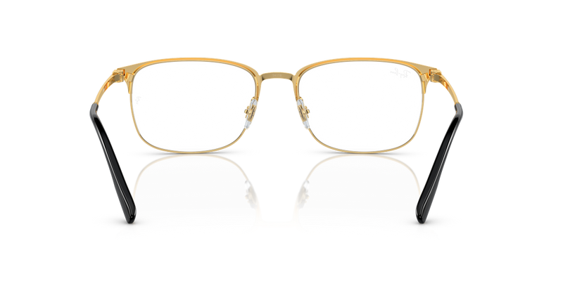 Ray-Ban RX6494 in Black On Gold - Alternate View