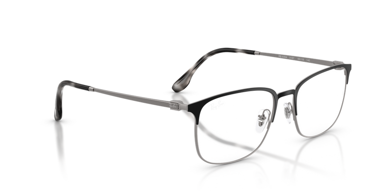 Ray-Ban RX6494 in Matte Black On Matte Gunmetal - Alternate View