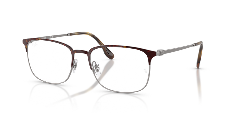 Ray-Ban RX6494 in Havana On Matte Gunmetal - Alternate View