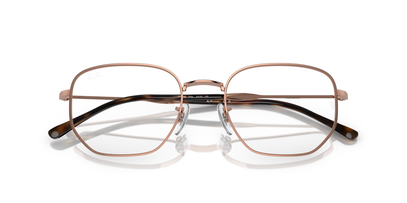 Ray-Ban RX6496 in Rose Gold - Alternate View
