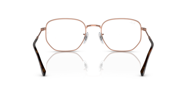 Ray-Ban RX6496 in Rose Gold - Alternate View