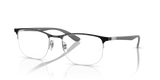 Black On Silver / Clear (3163)