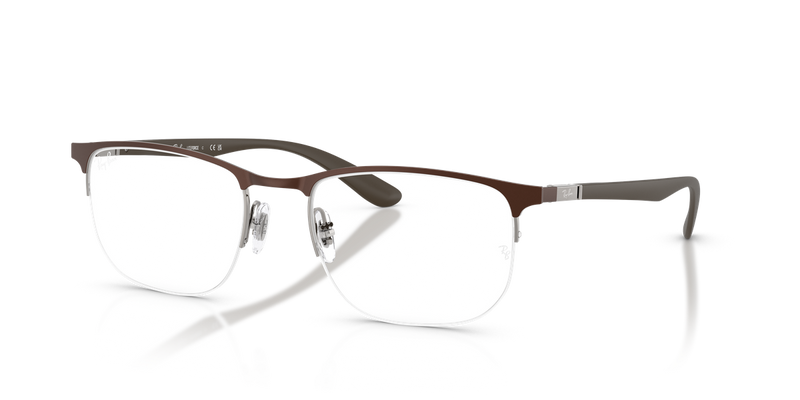 Ray-Ban RX6513 in Brown & Gunmetal - Alternate View