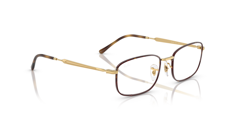 Ray-Ban RX6533 in Havana On Arista Gold - Alternate View