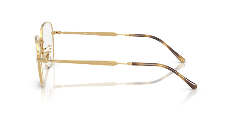 Ray-Ban RX6534 in Arista Gold - Back View